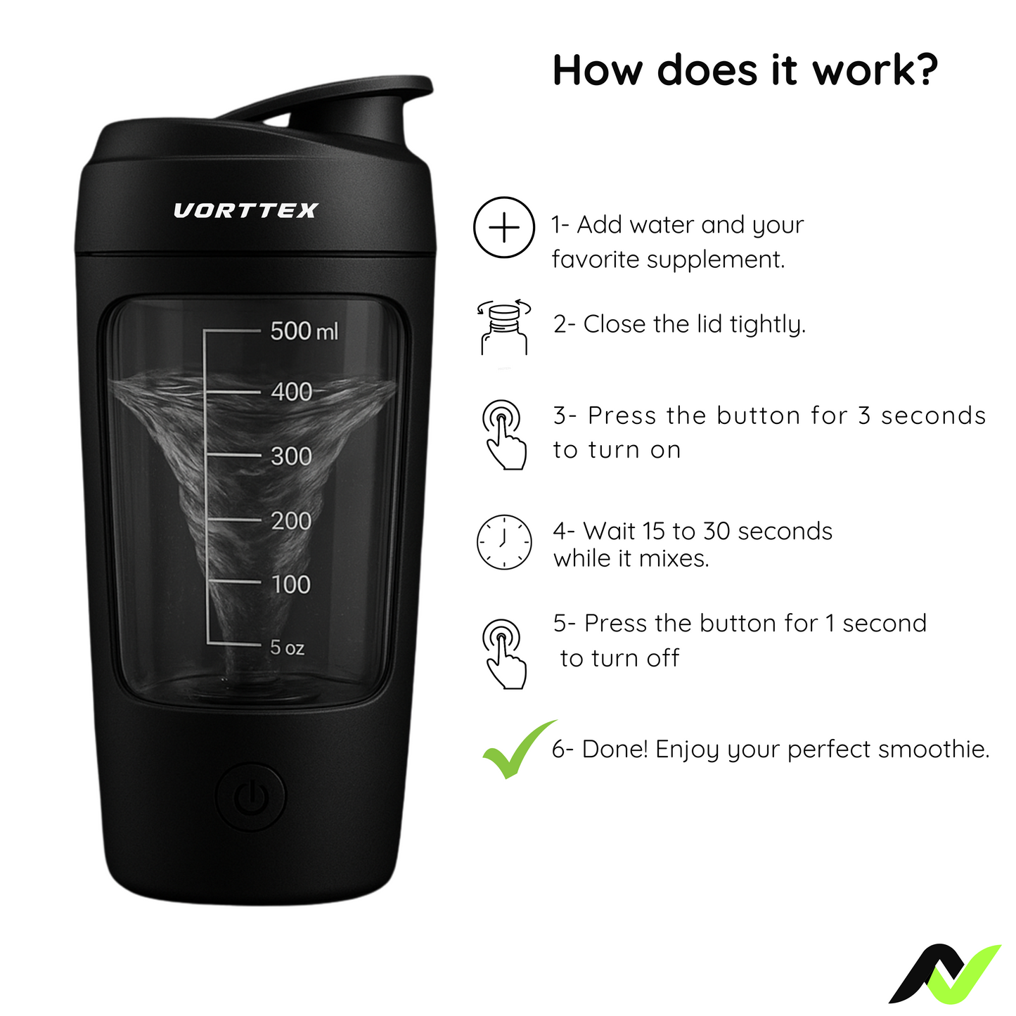 Vorttex Automatic Mixing Cup